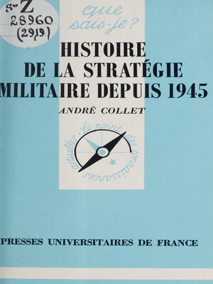 cover image of Histoire de la stratégie militaire depuis 1945
